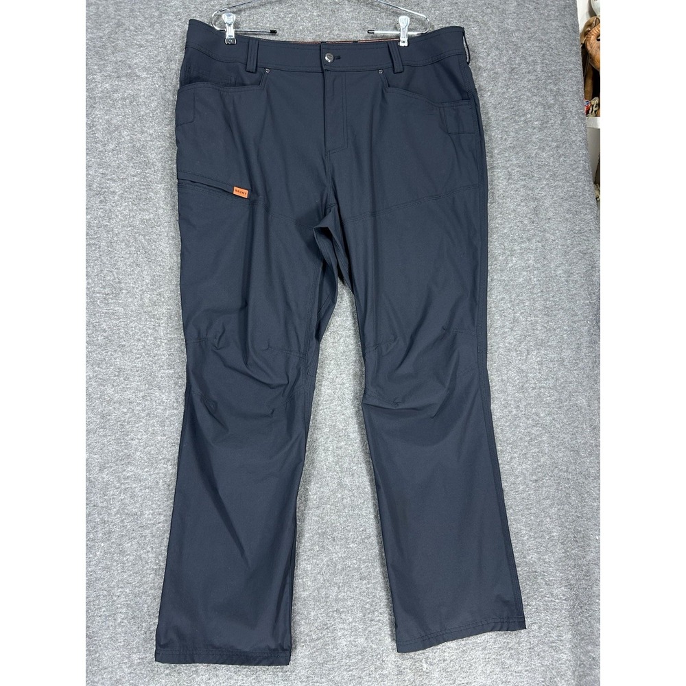 Brunt Costello Ripstop Pants Men 38x32 Black Stretch Lightweight Tech